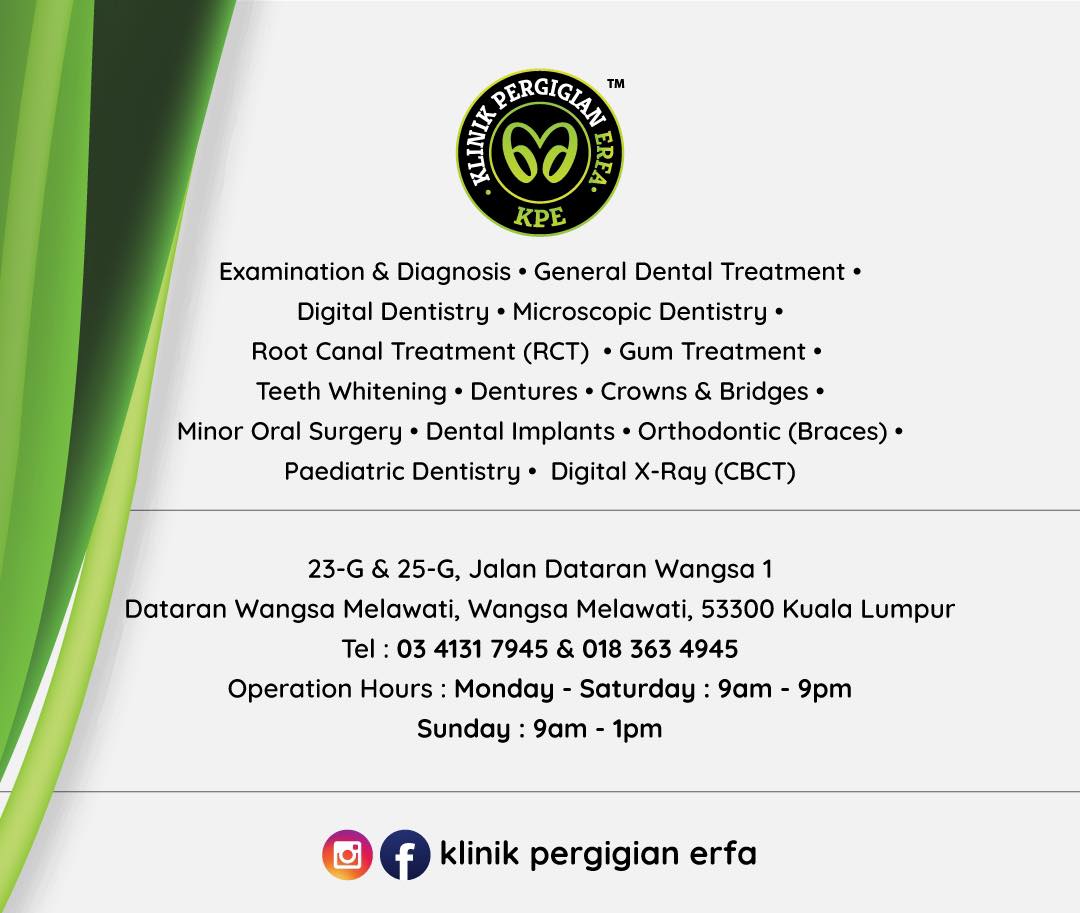 Klinik Pergigian Erfa Wangsa Melawati — dental clinic in Malaysia
