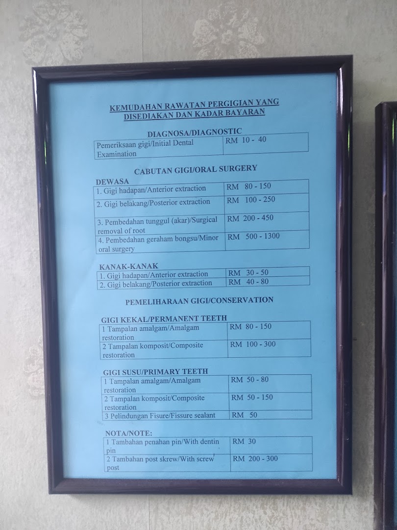 KLINIK PERGIGIAN IMAN — dental clinic in Malaysia